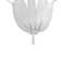 Nataniela 1-Light Steel Dimmable Half Moon Wall Sconce