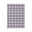 Tapis d'intérieur lavable à carreaux lavande 3 pi x 5 pi