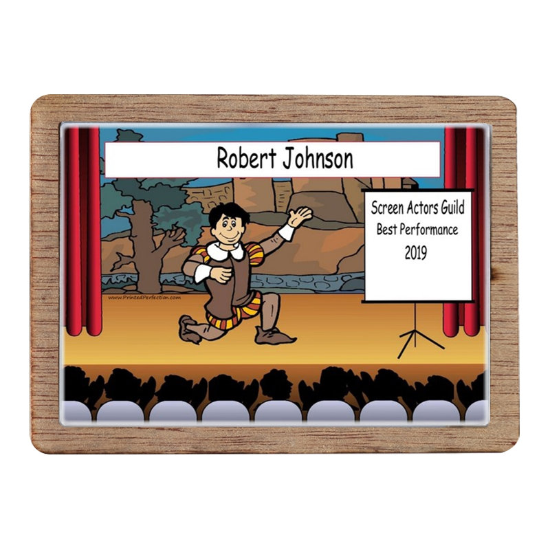 Magnet en bois pour homme personnalisé - excellent cadeau!, Oui