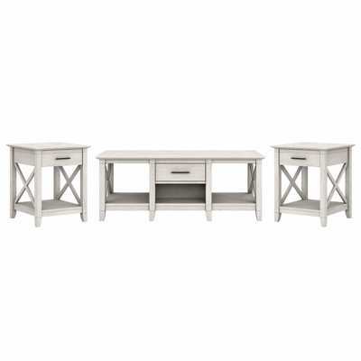Huckins 3 - Piece Living Room Table Set