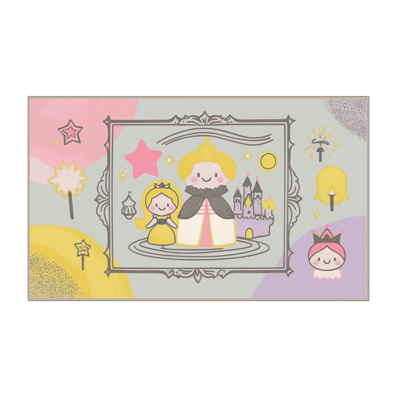 Tapis fantaisie East Urban Home, Rectangulaire 7 pi x 10 pi