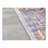 Collection Abstract Design Turquoise Gray Rust Machine Washable Super Soft Area Rug-1559279395