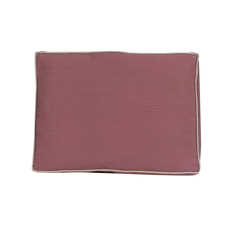 Lit pour chien avec housse amovible GreenDog , Rouge ondulé, Medium (36"w x 27"d x 4"h)