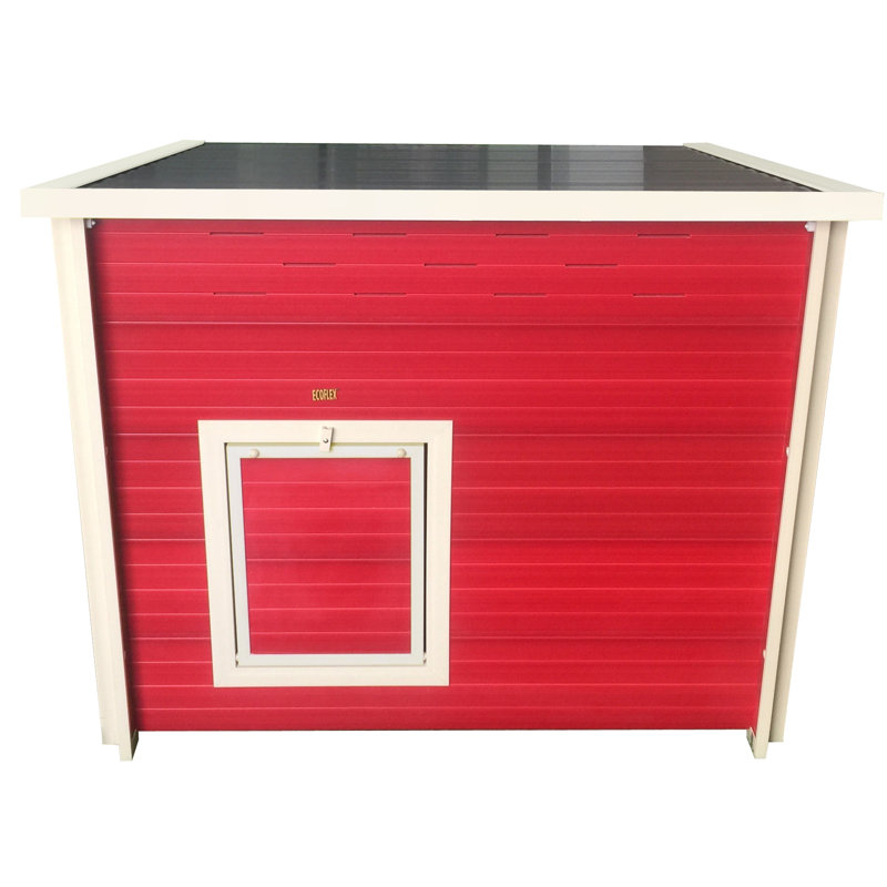 Achilles ECOFLEX® Chicken Coop with Nesting Box For Up To 3 Chickens, Red