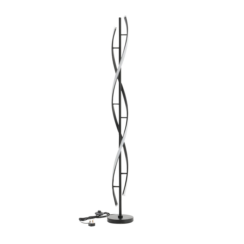 Knopf 150cm LED Novelty Floor Lamp, Black