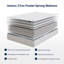 Salton 27cm Medium Gel Memory Foam Pocket Sprung Mattress-1543653814