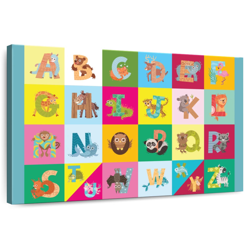 Ashelle Animal Letters, 34" H x 51" W