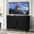 Zandon Accent Cabinet With Sliding Doors-1292396856
