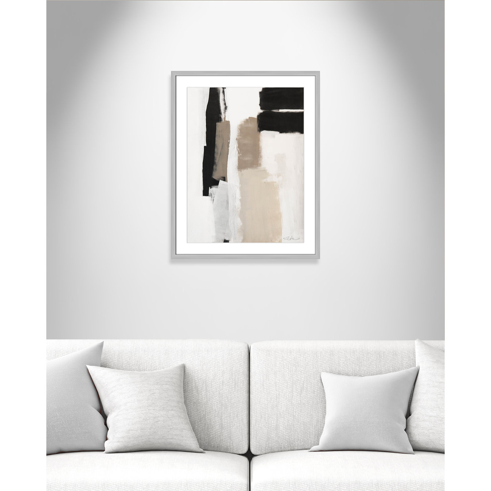 Giverny Earth Scapes II by  Print, Yes, 29.5" H x 23.5" W x 2" D, Silver Single Picture Frame