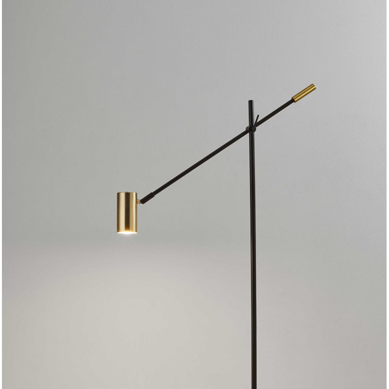 63'' LED Task Floor Lamp, Black