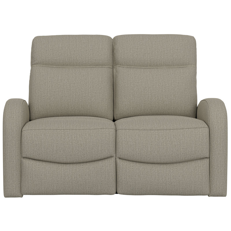 Beige Manual Reclining Loveseat