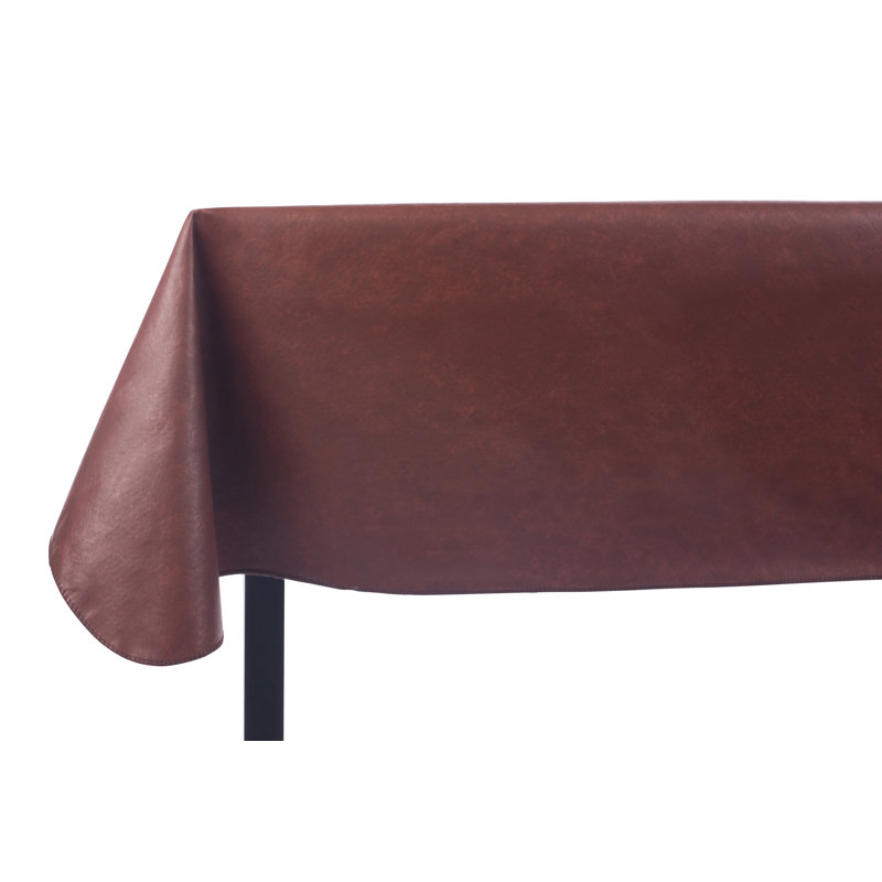 Heavy Duty Tablecloth, 108" L x 52" W, Rust Print