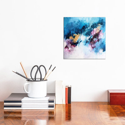 C For Coordinates by Sana Jamlaney - Wrapped Canvas Painting