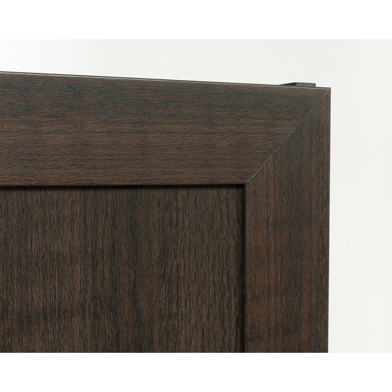 Armoire suspendue Franziska - blanc, Brun