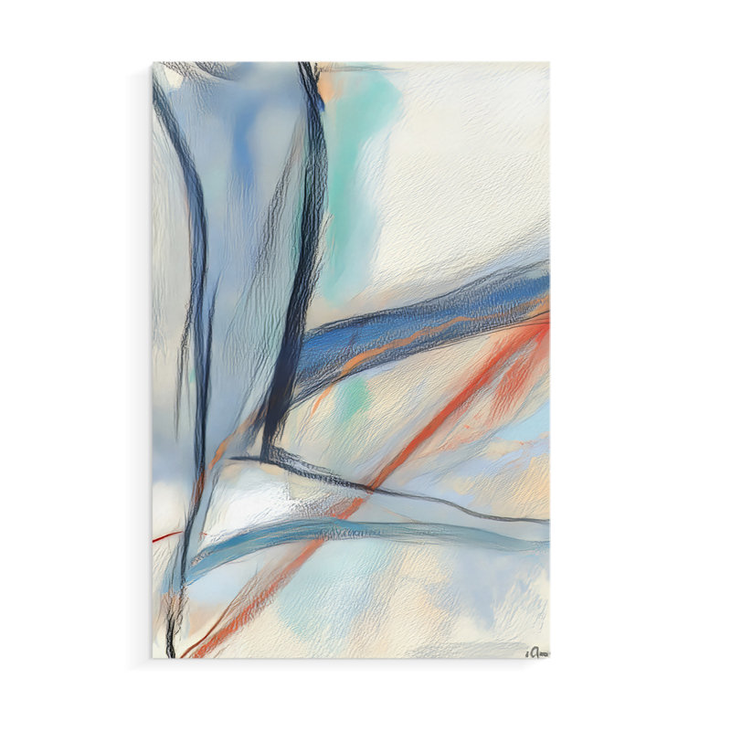 Série ABSTRACT DCCXIX - Impression sur toile seulement - NON CADRE, H 48 po x l 32 po