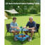 Table de camping pliante portative Oxford