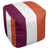Marron / blanc / orange