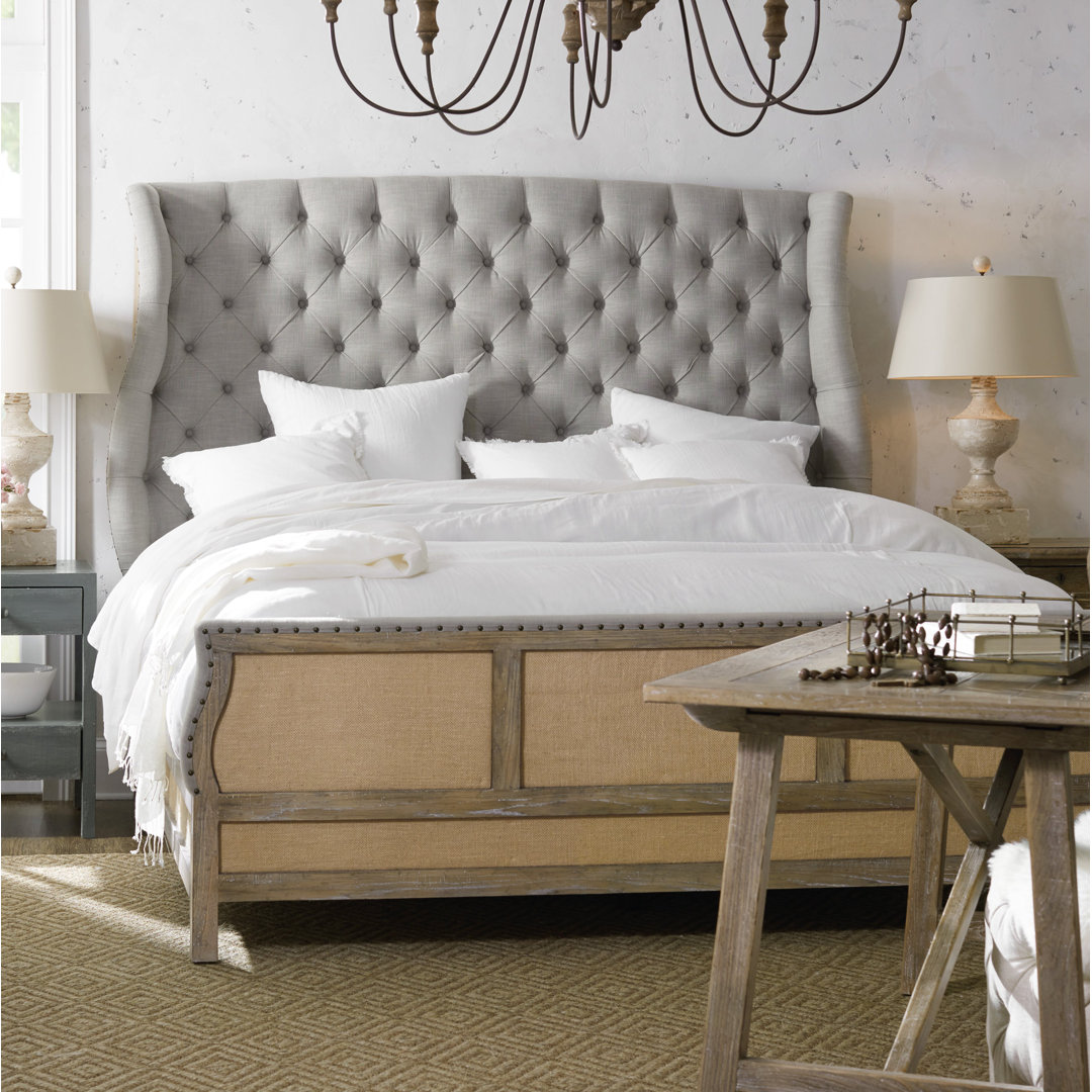 Iracema Upholstered Wingback Bed Ophelia & Co. 