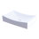 Novatto 13.75'' Glossy White Ceramic Rectangular Bathroom Sink