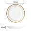 Waterside 12pc Gold Swirl Porcelain Dinner Set