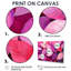 Magenta feuilles Blosoom III - feuilles grand art mural-1607050278-1607050276-1607050272