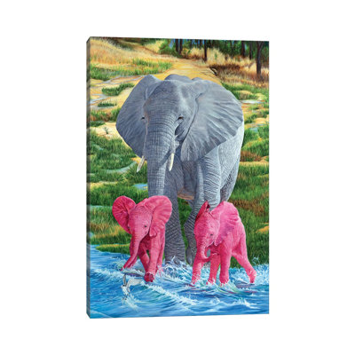 Double Trouble by Laura Curtin - Wrapped Canvas Painting