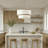 Agathon 5-light White Fabric Drum Chandelier-832805267