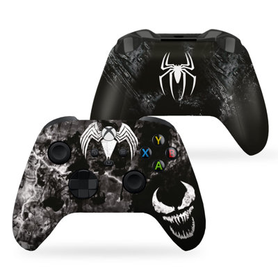 DreamController Vennom Custom X-box Controller Wireless compatible with X-box One/Series X/S Proudly Customized in USA with Permanent HYDRO-DIP Printing(NOT JUST A SKIN) (MODDED)