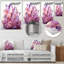 «Pink Amethyst Geode Essence 1», art mural en métal-491688826