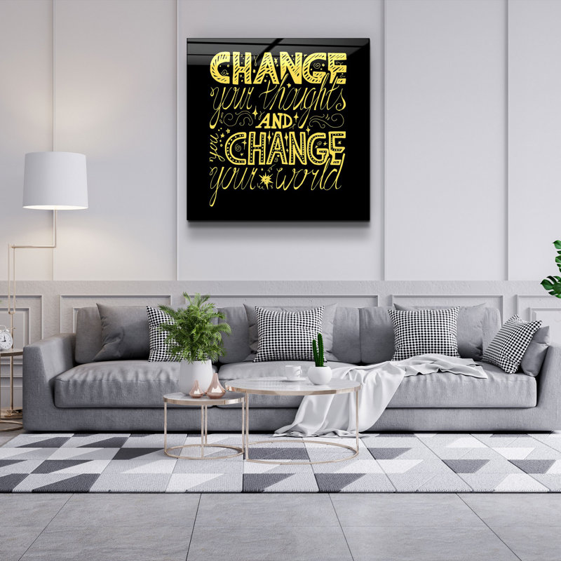 Superbe peinture décorative en verre trempé de 19,7 po x 19,7 po | 100% verre trempé, épaisseur: 0,16 pouce | Impression UV pour des couleurs éclatantes | Parfait pour la décoration intérieure, le salon ou le bureau