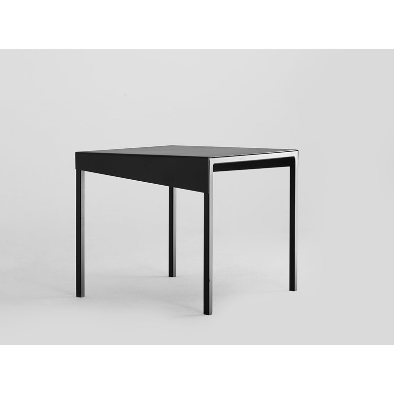 Sandhurst Four Leg Coffee Table, Black, H45 x L50 x W50cm