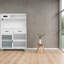 Buffet polyvalent Fancy Design, peut être utilisé dans la salle à manger, la cuisine. Cadre en bois massif blanc