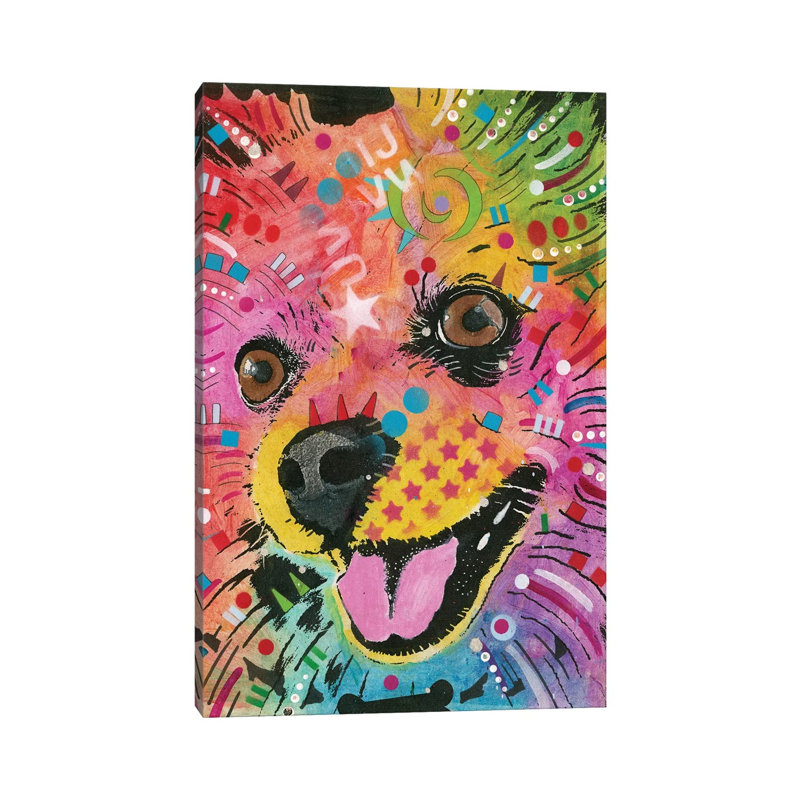 Pomeranian by Dean Russo - Wrapped Canvas Print, 66.04 cm H x 45.72 cm W x 1.91 cm D