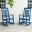 Ensemble de 2 chaises berçantes d'extérieur surdimensionnées-360946969