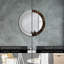 Huldar Glass Flat Wall Mirror