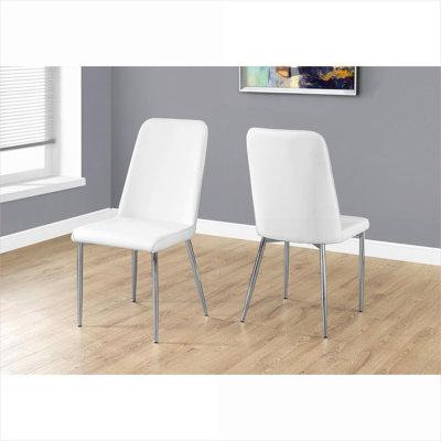 Ensemble de 2 chaises de salle à manger contemporaines et modernes pour salle à manger et cuisine