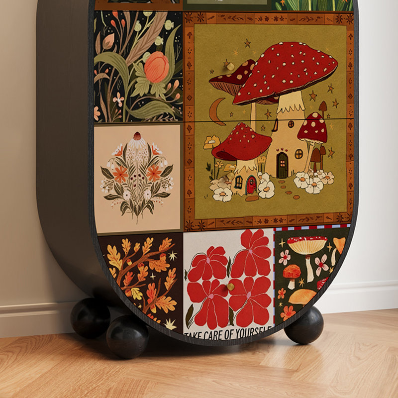 Armoire de rangement 4 tiroirs French