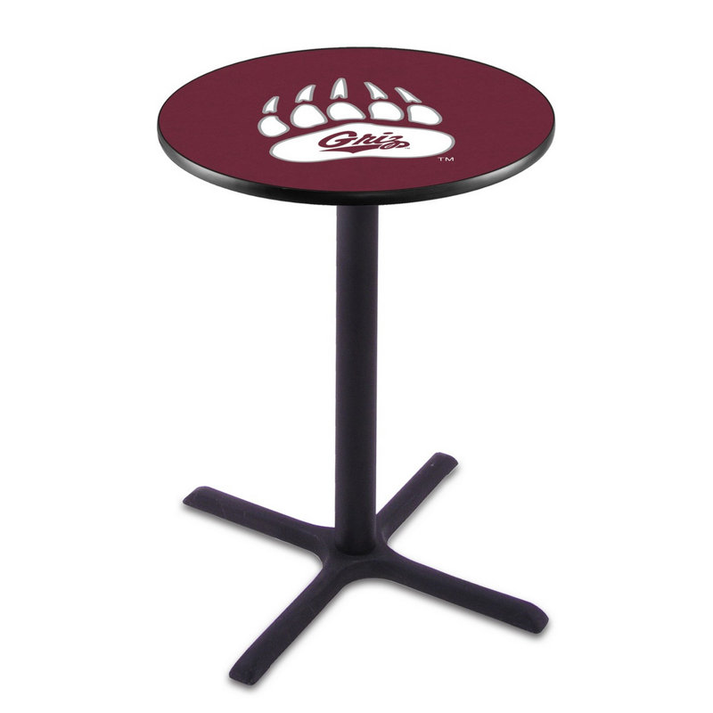 Round Metal Base Dining Table, University of Montana