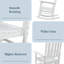 Chaise berçante surdimensionnée pour l'extérieur (ensemble de 2)-103562980