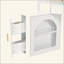 Meuble-lavabo de coin avec miroir et lumières DEL