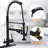 Commercial Style 3-In-1 Pull Down Kitchen Faucet With Drinking Water Kitchen Faucet-103565748