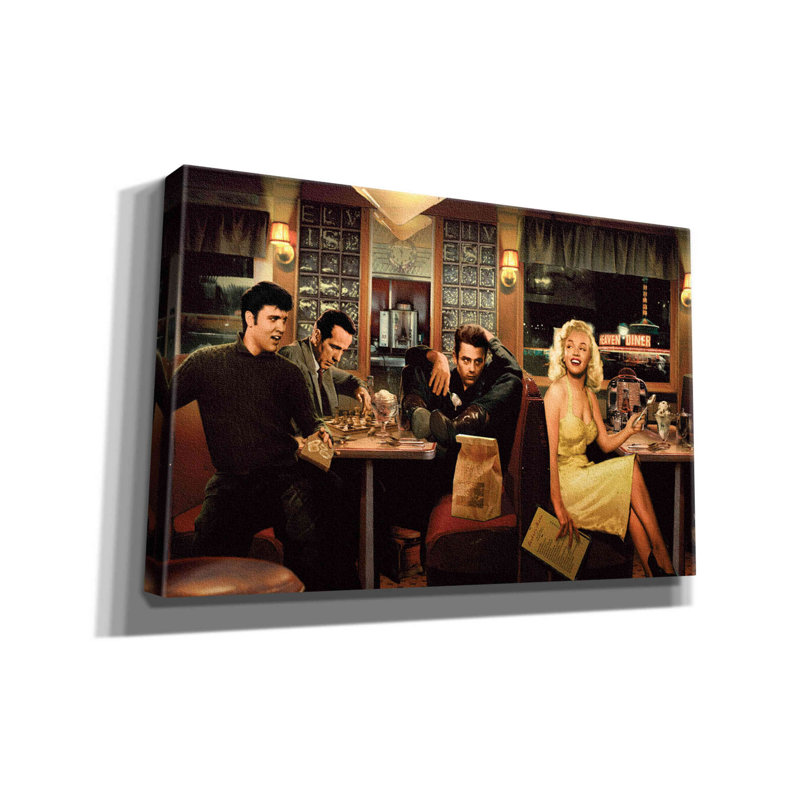 Sur toile, H 26 po x l 40 po x P 1,5 po