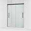 Pleat Frameless Sliding Bath Door-1558757537