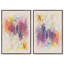 Oliver Gal Love Poems Set Abstract - Heavy Gel Top Coat Framed Canvas Art-1630278089-1630278090