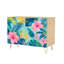 Buffet avec fleurs tropicales Mid-Century Modern Art