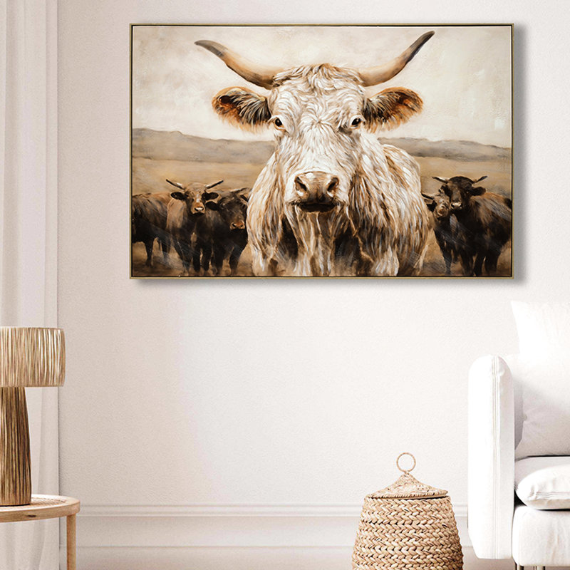 Vache blanche Highland White