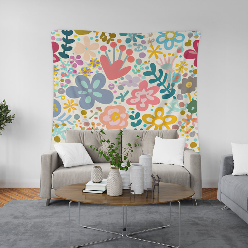 Tapisserie murale, H 80 po x l 68 po