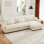 Canapé modulaire en velours surdimensionné Comfort