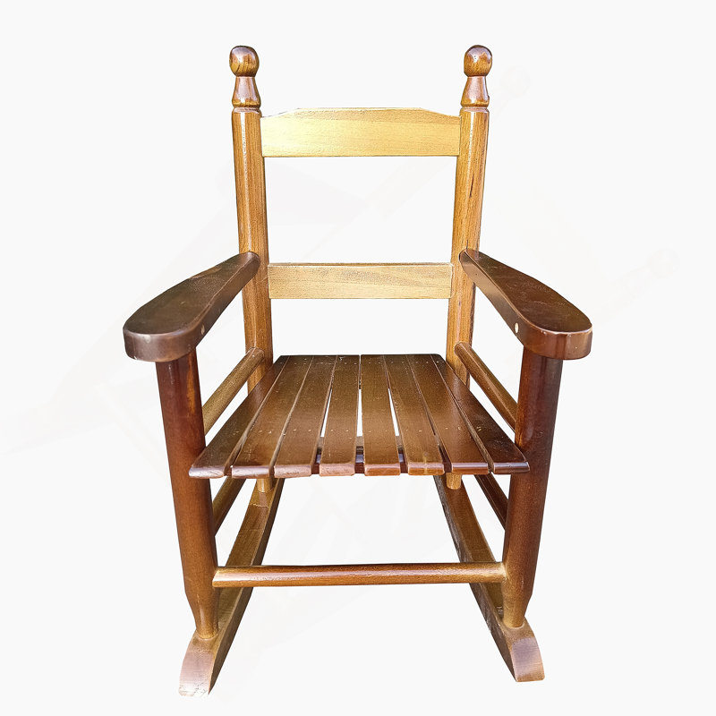 Chaise berçante intérieure ou extérieure, Chêne