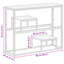 Petina 90 cm W Solid Wood Top Console Table-1186822978-1186822982